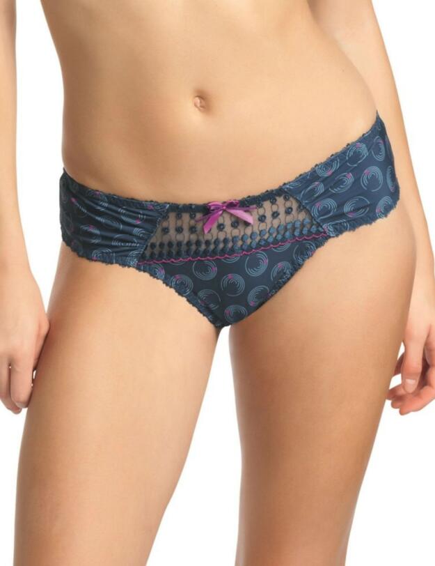 1495 Freya Lets Twist Again Brief Midnight Blue - 1495 Brief