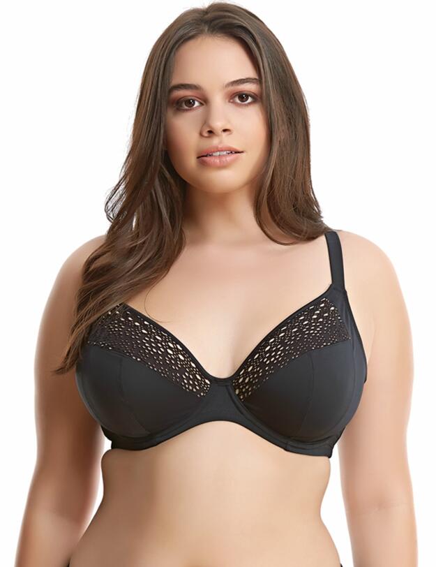 Elomi Indie Plunge Bikini Top Black