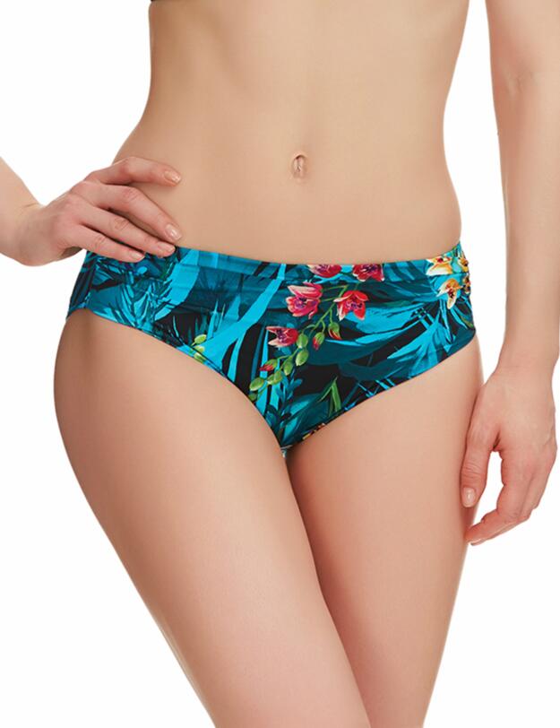 6107 Fantasie Seychelles Mid Rise Gathered Bikini Brief - 6107 Mid Rise Brief