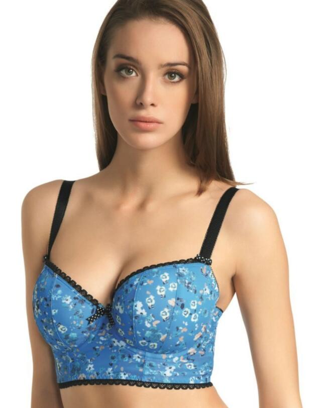 1233 Freya Piper Longline Bra Cornflower Blue - 1233 Longline Bra