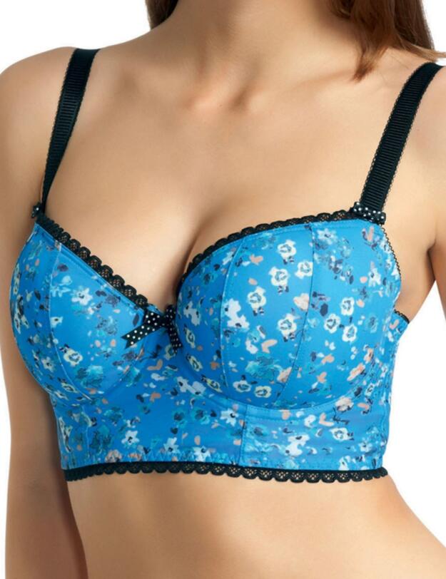 1233 Freya Piper Longline Bra Cornflower Blue - 1233 Longline Bra