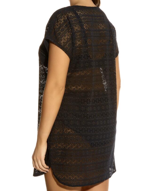 7054 Elomi Kissimmee Tunic Beach Dress - 7054 Black