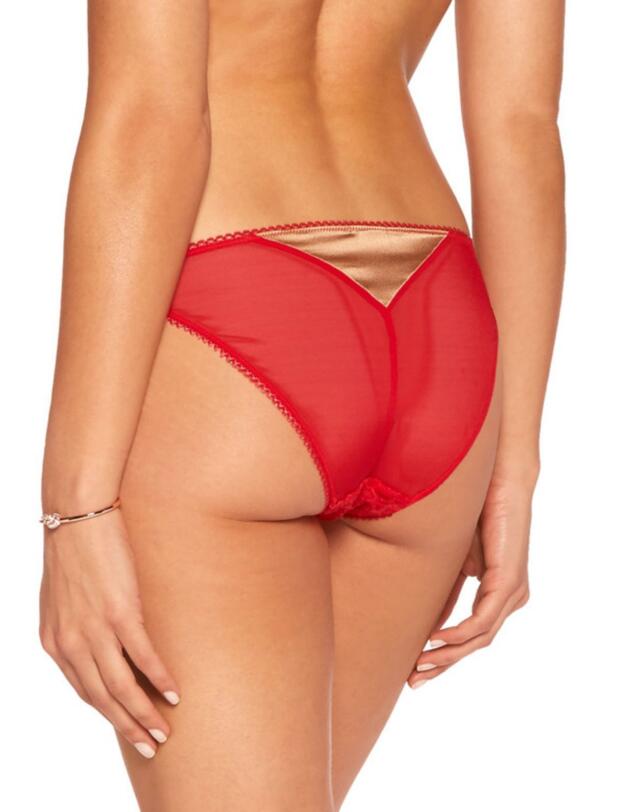 H30-1228 Heidi Klum Heat Wave Brief - H30-1228 Barbados Cherry/Gold