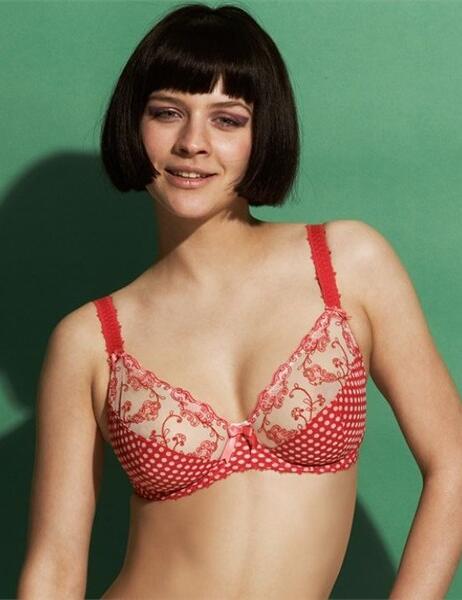 4151 Freya Jessica Plunge bra Scarlet £18.99