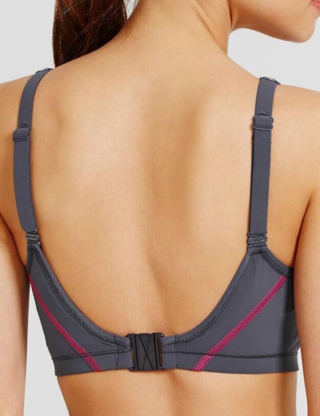 3992 Freya Active Swim Crop Top Virtual Pink/Charcoal - 3992 Crop Top