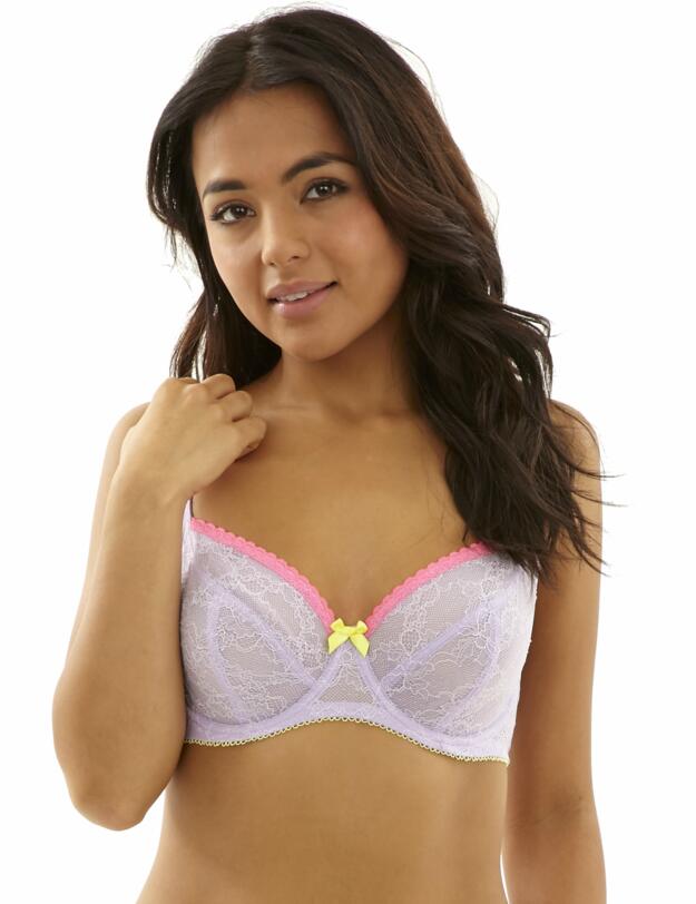 9121 Cleo Skye Balcony Bra - 9121 Violet Mix