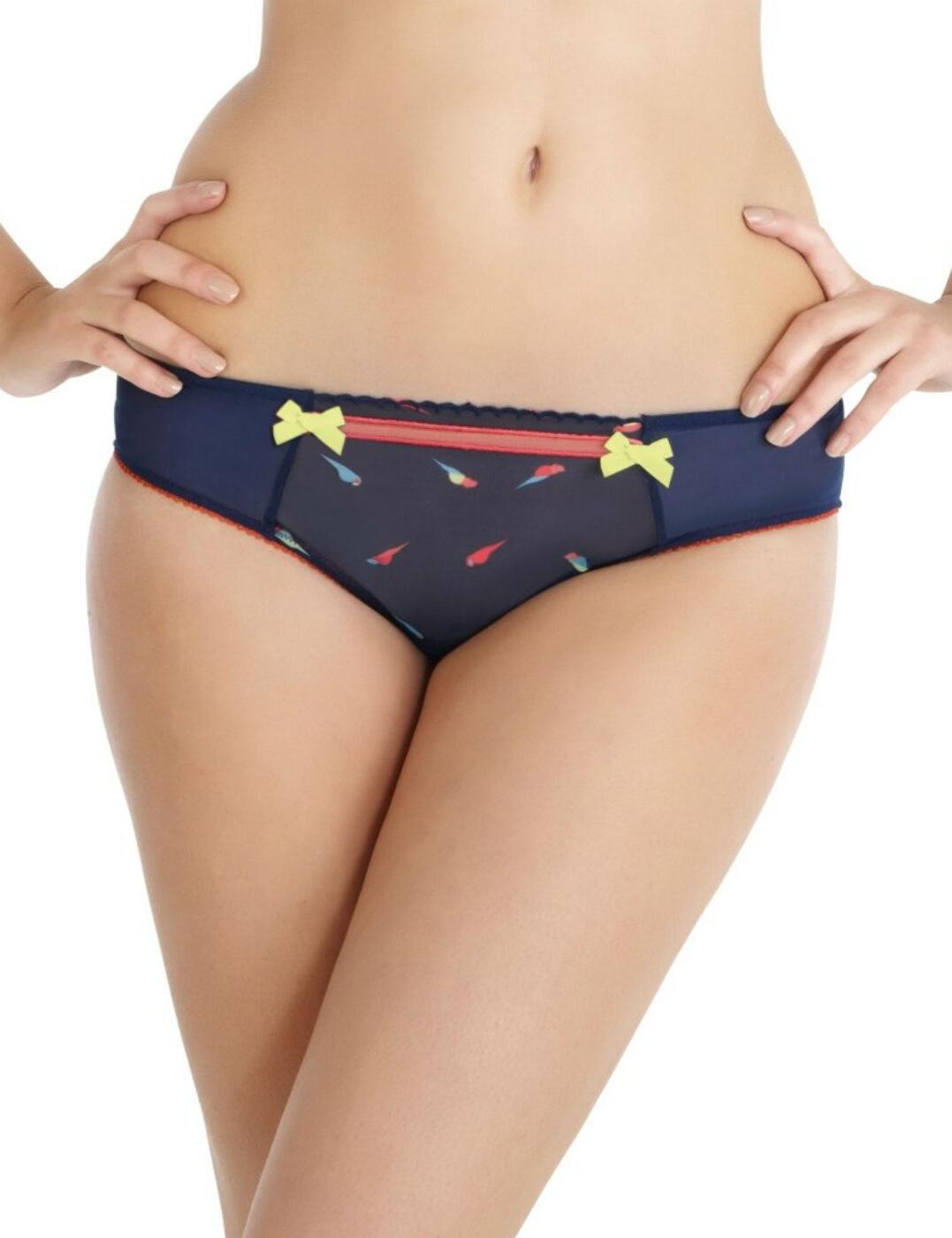 7352 Cleo by Panache Lily Brief Parrot Print - 7352 Brief