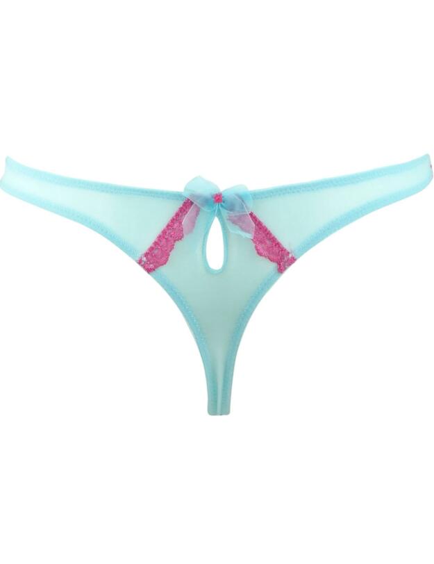 9804 Pour Moi? Starlet Thong  - 9804 Aqua