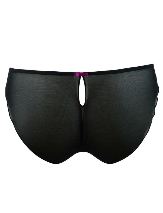 14003 Pour Moi? Soho Brief Black/Multi  - 14003 Brief