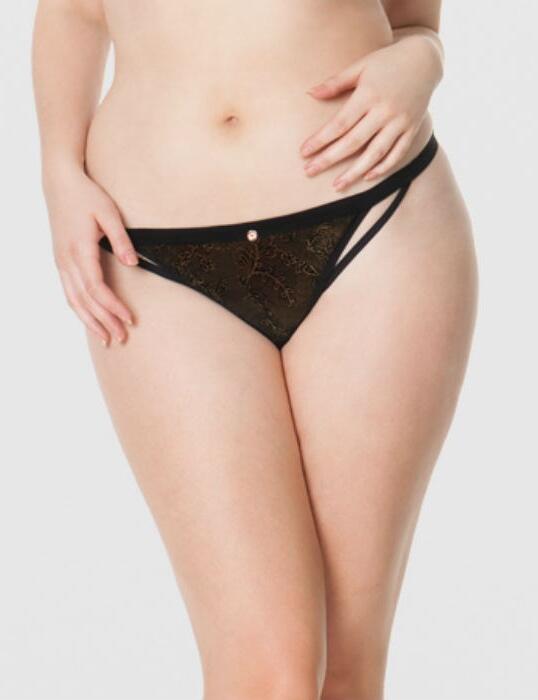 ST2702 Scantilly by Curvy Kate Ignite Thong - ST2702 Black