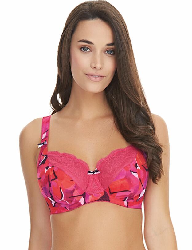 2532 Freya Hot House Balcony Bra Raspberry - 2532 Raspberry