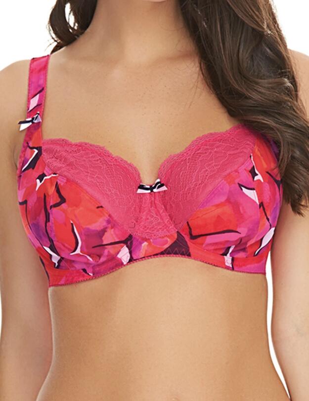 2532 Freya Hot House Balcony Bra Raspberry - 2532 Raspberry