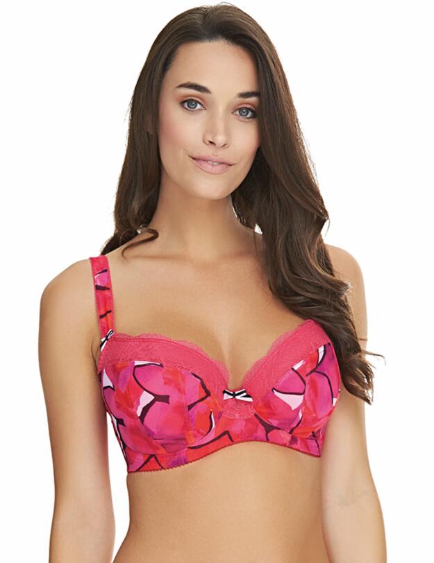2533 Freya Hot House Padded Half Cup Bra Raspberry - 2533 Raspberry
