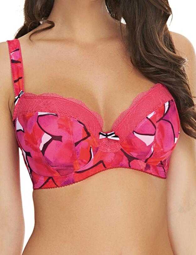 2533 Freya Hot House Padded Half Cup Bra Raspberry - 2533 Raspberry