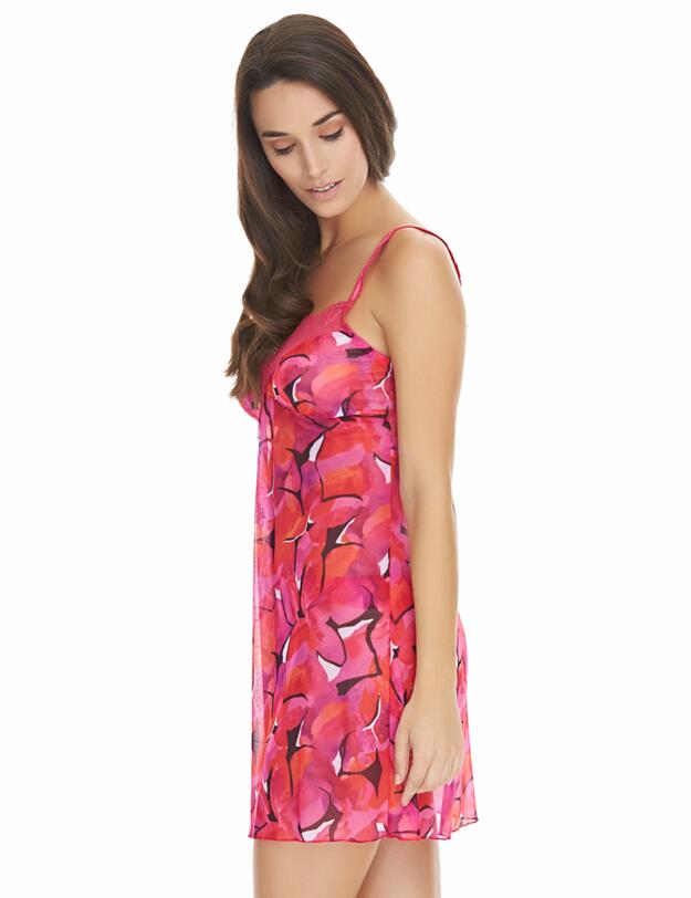 2538 Freya Hot House Chemise Raspberry - 2538 Raspberry