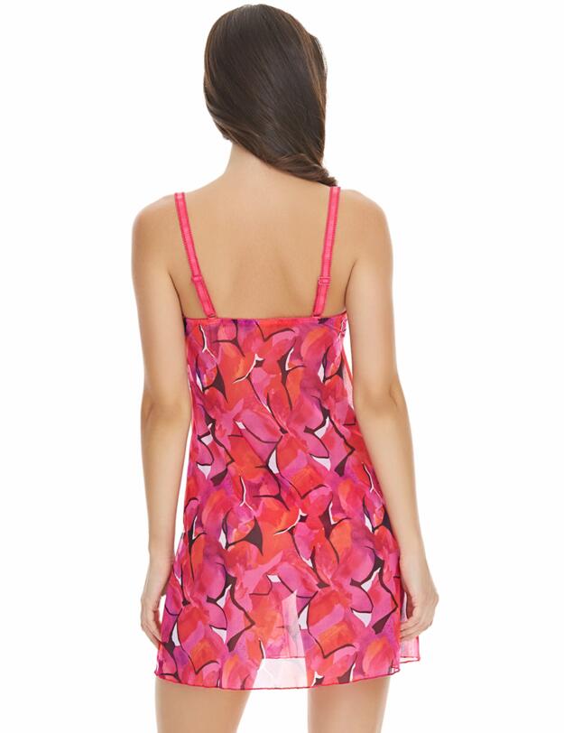 2538 Freya Hot House Chemise Raspberry - 2538 Raspberry