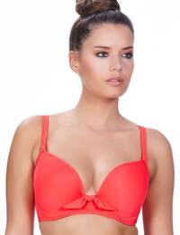 3284 Freya Deco Swim Moulded Bikini Top - 3284 Insanely Red