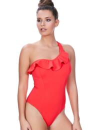 3949 Freya Remix Frilled Swimsuit Insanely Red - 3949 Swimsuit