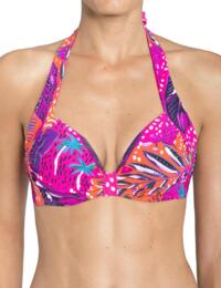 10167503 Triumph Painted Tulum (MWP) Magic Wire Padded Bikini Top - 10167503 Pink/Dark Combination