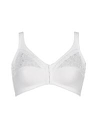 85943 Naturana Front Fastening Soft Cup Bra - 85943 White