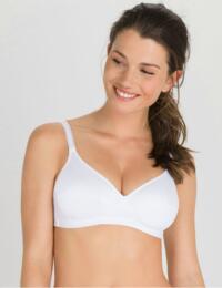 P00BD Playtex Basic Micro Support Soft Cup Bras 2 Pack  - P00BD Black/White