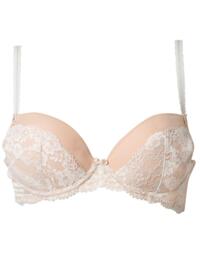 Pour Moi? Love Lace Lightly Padded Bra in Cream/Caramel