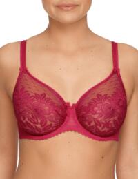 0162650 Prima Donna Divine Seamless Non-Padded Full Cup Bra - 0162650 Deep Red