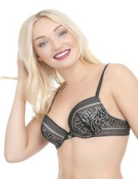 037601 Ultimo Briar The One Underwired Moulded Plunge Bra - 037601 Licorice
