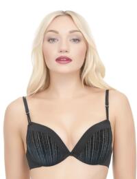 358101 Ultimo Cassia OMG Underwired Plunge Bra (A-D CUP) - 385101 Noir