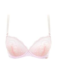 356605 Ultimo Paulina Underwired Moulded Padded OMG Plunge Bra - 356605 Pink Icing