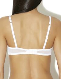 YA09 Aubade Jardin Des Delices Underwired Moulded Spacer Cup T-Shirt Balcony Bra - YA09 White