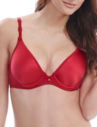 117004 Wacoal Eclat Underwired Padded Moulded Contour Bra - 117004 Crimson
