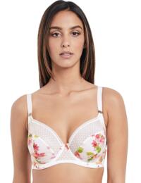 3652 Freya Rose Tapestry Underwired Side Support K Cup Bra - 3652 White