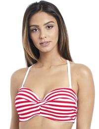 4049 Freya Drift Away Twist Multiway Bandeau Bikini Top - 4049 Red