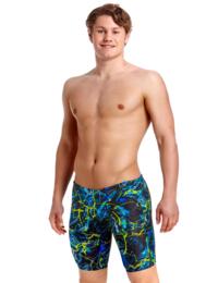 FT37M01986 Funky Trunks Mens Midnight Marble Training Jammers - FT37M01986 Midnight Marble