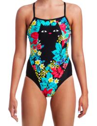 FS15L01964 Funkita Ladies Single Strap One Piece Swimsuit - FS15L01964 Scaredy Cat