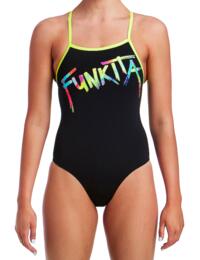 FS38L01983 Funkita Ladies Funkita Tag Strapped In One Piece Swimsuit - FS38L01983 Funkita Tag