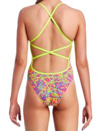 FS38L02006 Funkita Ladies Bound Up Strapped In One Piece Swimsuit - FS38L02006 Bound Up