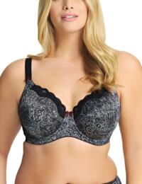 4220 Elomi Tricia Underwired Banded Bra - 4220 Scribble