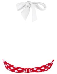 68000 Pour Moi? Starboard Padded Halter Underwired Bikini Top - 68000 Red/White 