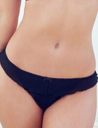 11003 Pour Moi Ditto Skirted Thong - 11003 Black