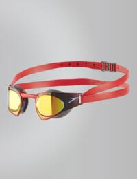 810438C100 Speedo Fastskin Prime Mirror Goggles - 810438C100 White/Red