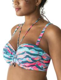 Prima Donna Swim New Wave Padded Strapless Bikini Top Clash