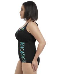 7110 Elomi Tribal Instinct Moulded Swimsuit - 7110 Black