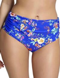 SW1056 Panache Florentine Midi Bikini Pant - SW1056 Cobalt/Floral