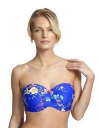 SW1053 Panache Florentine Bandeau Bikini Top - SW1053 Cobalt/Floral