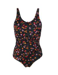 3906 Pour Moi Hot Spots Scoop Neck Control Swimsuit - 3906 Ditsy