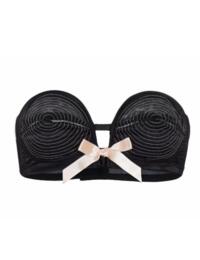 BP033BPS Playful Promises Bettie Page Multiway Overwire Bra - BP033BPS Black/Peach