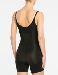 10130R Spanx Oncore Open-Bust Mid-Thigh Bodysuit - 10130R Very Black
