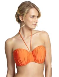 SW0834 Panache Marina Strapless Bikini Top - SW0834 Tangerine